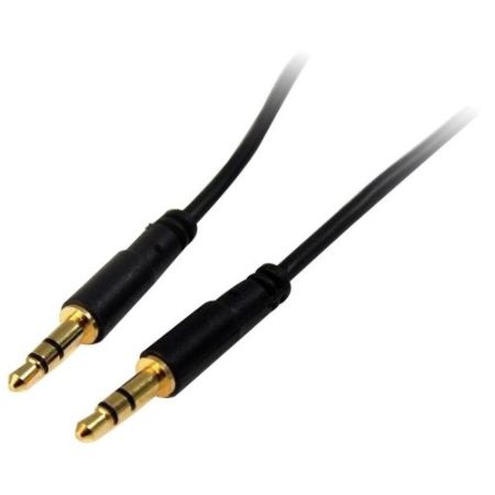 StarTech.com 3 ft Slim 3.5mm Stereo Audio Cable - M/M