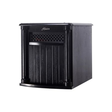 Hunter Fan 1500W 6 Quartz Element Infrared Wood Cabinet Heater with Remote Control