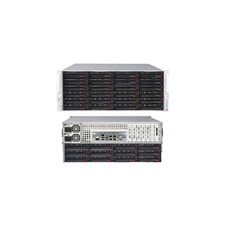 Supermicro SuperServer 6047R-E1R36L Barebone System - 4U Rack-mountable - Intel C602J Chipset - Socket R LGA-2011 - 2 x Processor Support - Black