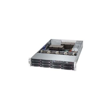 Supermicro SuperServer 6027AX-TRF Barebone System - 2U Rack-mountable - Intel C602 Chipset - Socket R LGA-2011 - 2 x Processor Support - Black