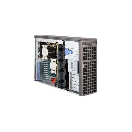 Supermicro SuperWorkstation 7047AX-72RF Barebone System - 4U Tower - Intel C602 Chipset - Socket R LGA-2011 - 2 x Processor Support - Black