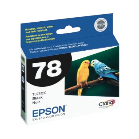 Epson&reg; 78, (T078120) Claria&reg; Hi-Definition Black Ink Cartridge