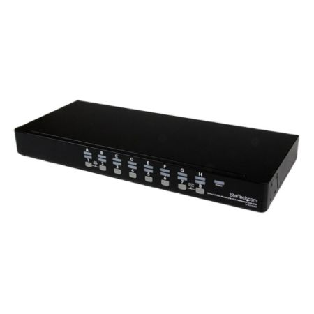 StarTech.com 16 Port 1U Rackmount USB PS/2 KVM Switch with OSD