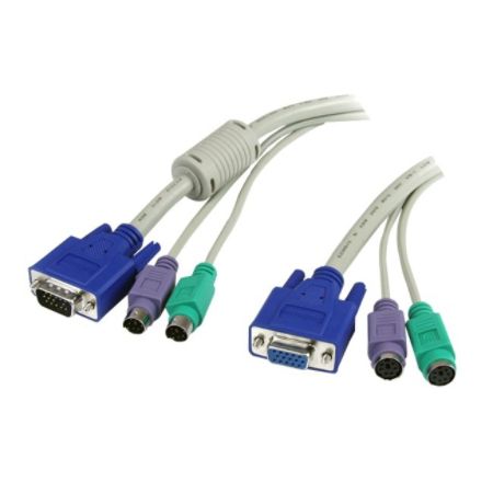 StarTech.com 10 ft 3-in-1 PS/2 KVM Extension Cable
