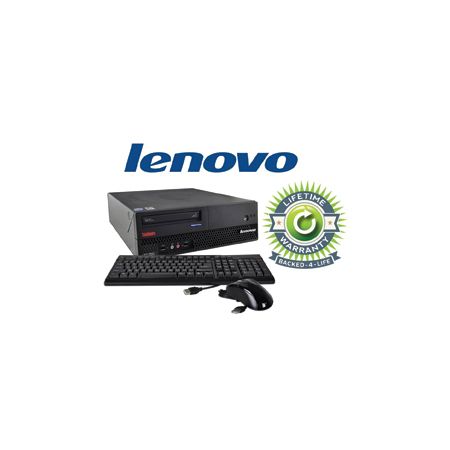 Lenovo&reg; ThinkCentre Refurbished Desktop Computer With Intel&reg; Core&trade;2 Duo E8200 Processor, LENOVOC2D2.3SFF