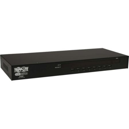 Tripp Lite 8-Port 1U Rackmount USB/PS2 KVM Switch - Steel Housing