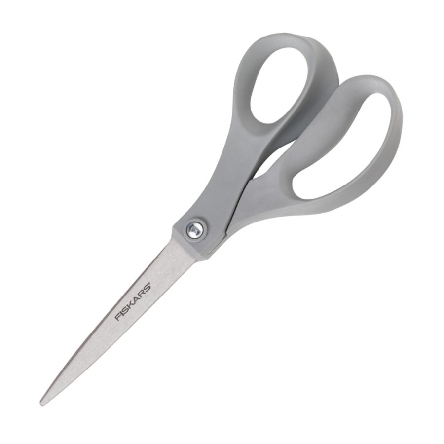 Fiskars Office Scissors 8 Straight Pointed Gray By Office Depot & OfficeMax