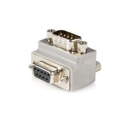 StarTech.com Right Angle DB9 to DB9 Serial Cable Adapter Type 1 - M/F