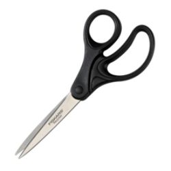 Fiskars&reg; Eco Works&reg; Scissors, 8", Pointed, 100% Recycled, Black, Pack Of 2