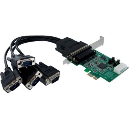 StarTech.com 4 Port Native PCI Express RS232 Serial Adapter Card with 16950 UART