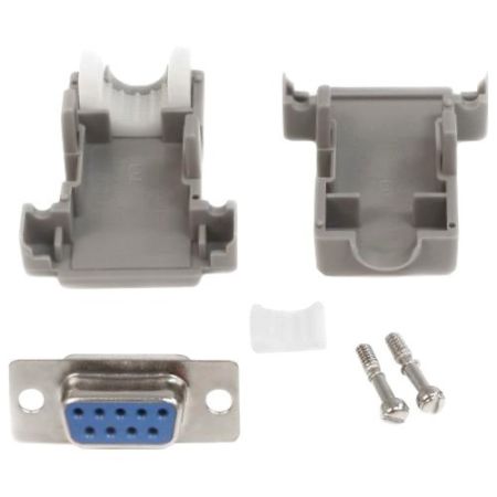 StarTech.com Assembled DB9 Female Solder D-SUB Connector with Plastic Backshell
