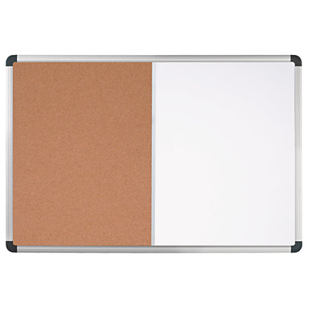 combo depot office erase magnetic aluminum dry frame brand cork steel natural