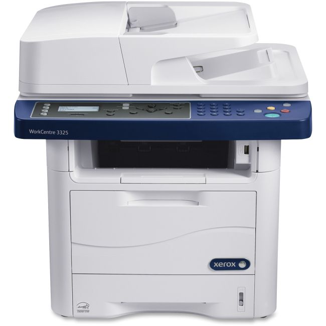 Xerox WorkCentre 3325/DNI Laser Multifunction Printer - Monochrome - Plain Paper Print - Desktop