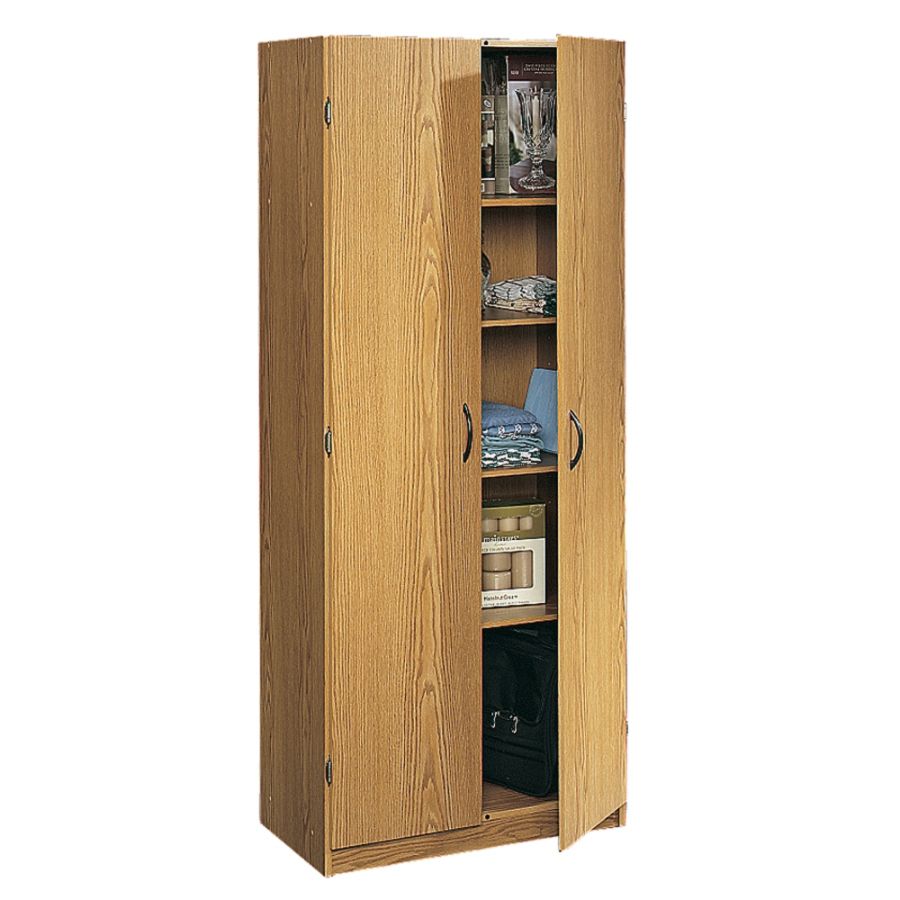 Sauder&reg; Storage Cabinet, 71 1/2"H x 29 3/4"W x 16 1/4"D, Oregon Oak