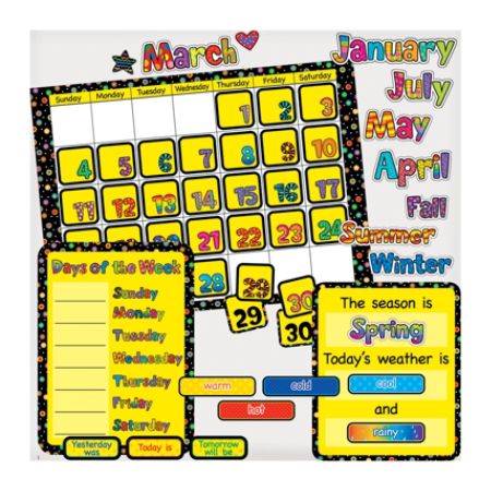 Creative Teaching Press Poppin Patterns Calendar Set By Office Depot 