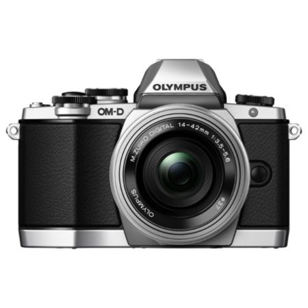 Olympus OM-D E-M10 16.1 Megapixel Mirrorless Camera with Lens - 14 mm - 42 mm - Silver