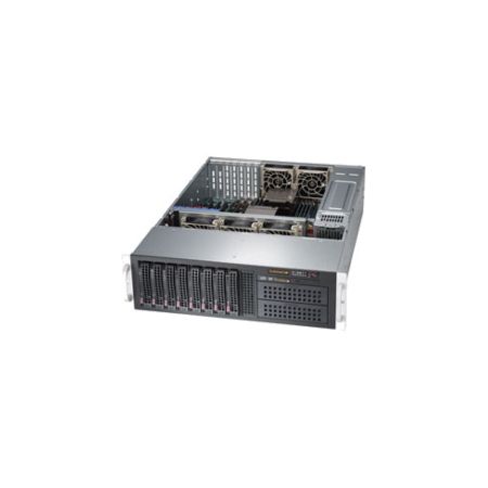 Supermicro SuperServer 6037R-72RFT Barebone System - 3U Rack-mountable - Intel C602 Chipset - Socket R LGA-2011 - 2 x Processor Support - Black