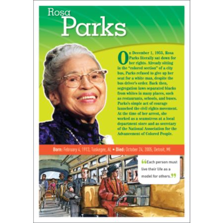 Scholastic POP! Chart, Notable African Americans: Parks