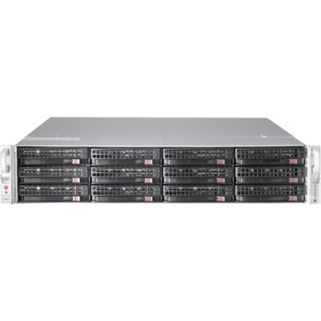 Supermicro SuperServer 6027R-E1R12T Barebone System - 2U Rack-mountable - Intel C602 Chipset - Socket R LGA-2011 - 2 x Processor Support - Black