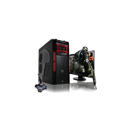 CybertronPC GM1133A Desktop Computer - Intel Core i5 i5-4670K 3.40 GHz - Mid-tower - Red, Black