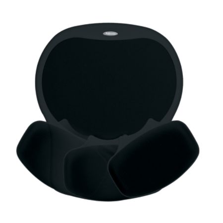 Fellowes&reg; Easy Glide Wrist Rest, Black/Black