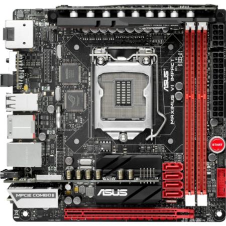 Asus Maximus VI Impact Desktop Motherboard - Intel Z87 Express Chipset - Socket H3 LGA-1150