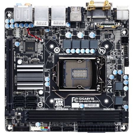 Gigabyte Ultra Durable GA-H97N-WIFI Desktop Motherboard - Intel H97 Express Chipset - Socket H3 LGA-1150