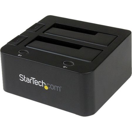 StarTech.com eSATA USB to SATA Hard Drive Docking Station for Dual 2.5 or 3.5in HDD