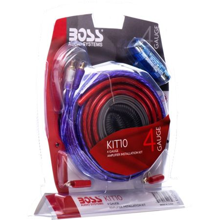 Boss 4 Gauge Amplifier Installation Kit