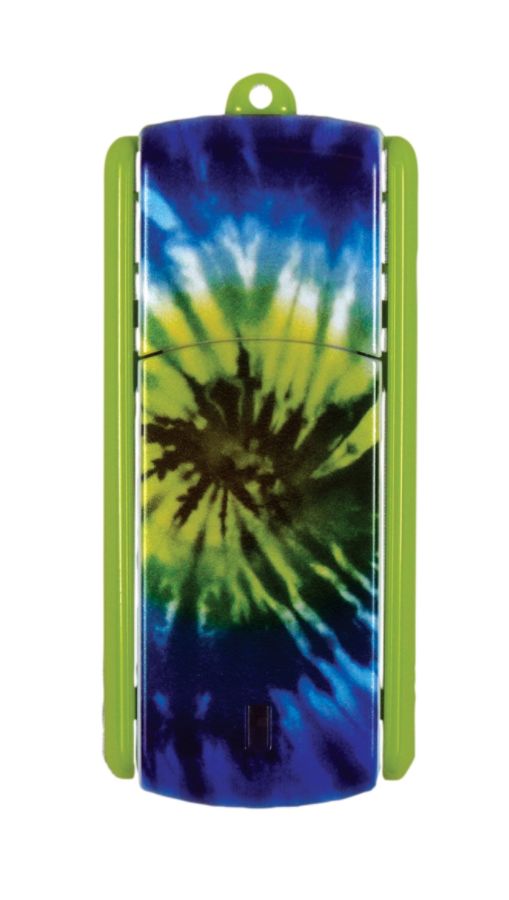 Ativa&reg; Flip-Top USB Flash Drive With ReadyBoost&trade;, 8GB, Tie-Dye Blue/Lime