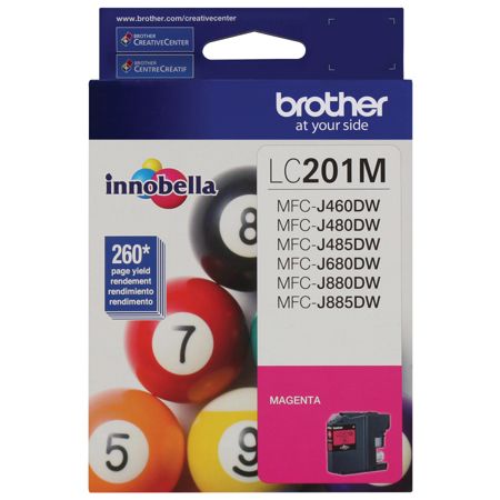 ink brother cartridge lc201 yield magenta standard cyan cartridges lc printer mfc pcrichard center bks oem yellow