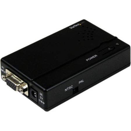 StarTech.com High Resolution VGA to Composite (RCA) or S-Video Converter - PC to TV