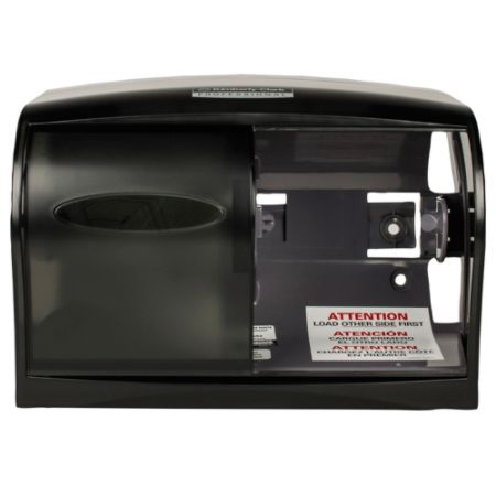 Kimberly-Clark&reg; Coreless Double-Roll Bathroom Tissue Dispenser, 12 1/8" x 9" x 6 7/8", Smoke