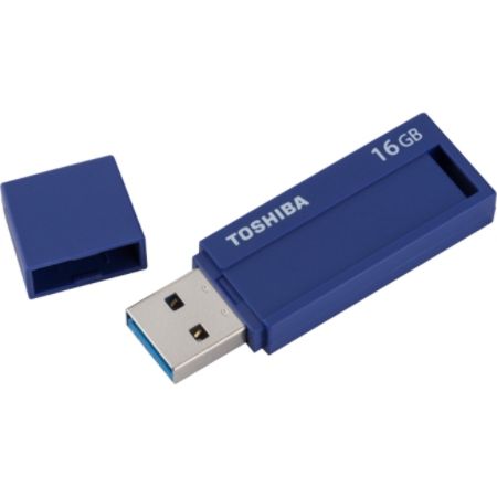 Toshiba 16GB TransMemory ID USB 3.0 Flash Drive (BLUE)