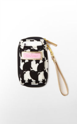 FINAL SALE - Carded ID Wristlet Sateen