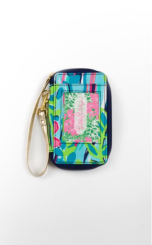 Carded ID Wristlet Sateen