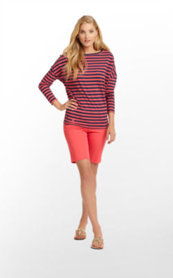 Tina Top Stripe With Logo