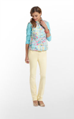 Lauren Puffer Vest Printed