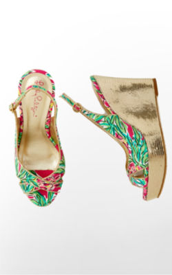 Ginger Wrap Wedge Print