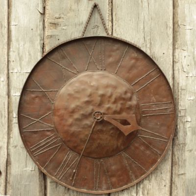 Recycled Iron Clock