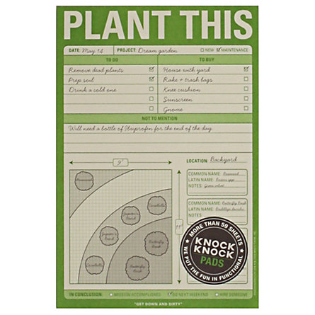Plant This Notepad