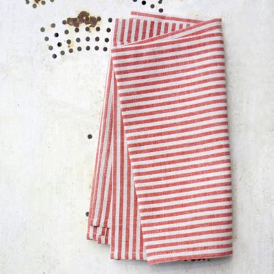Red Striped Napkin