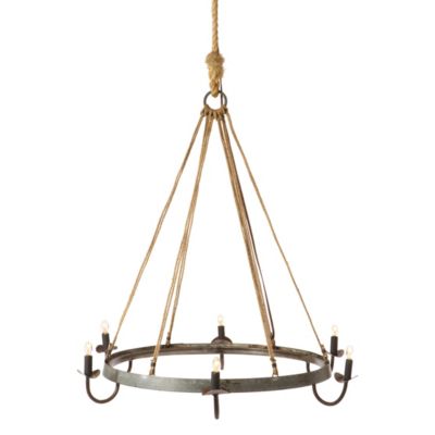 Wine Barrel Chandelier