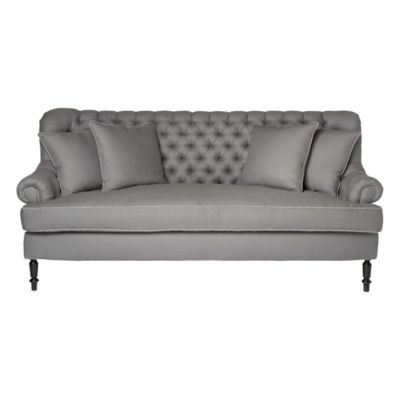 Slate Tufted Sofa