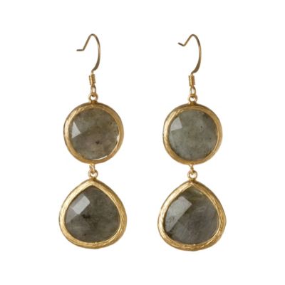 Double Gem Earrings