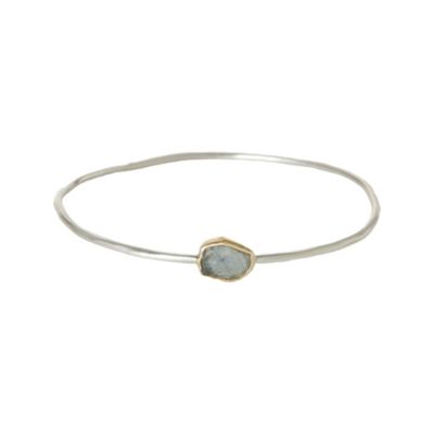 Raw Sapphire Bangle 