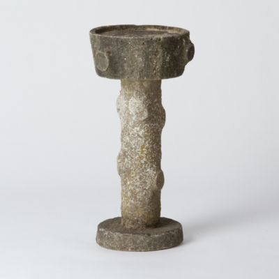 Faux Bois Birdbath 
