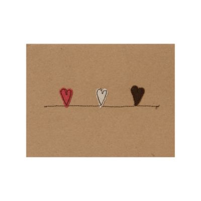 Felted Hearts Card 