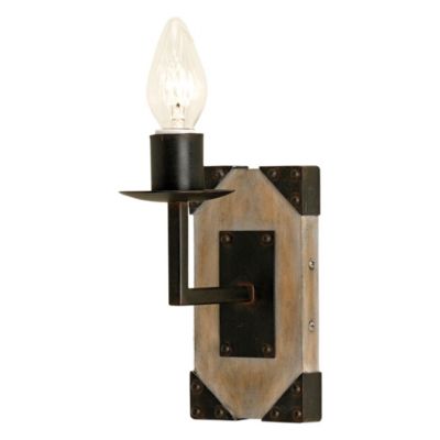 Iron Edges Sconce 