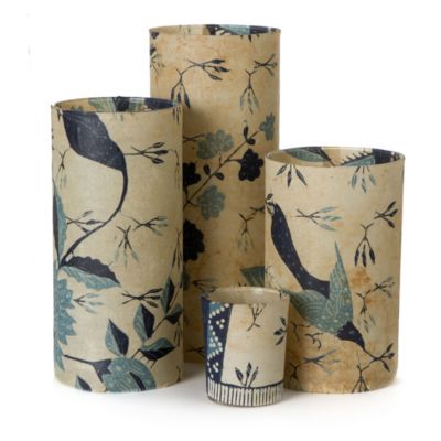 Vintage Batik Candleholder